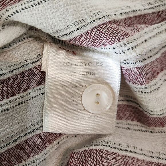 Les Coyotes de Paris Lanu Stripe Top Size 42 - Picture 7 of 7